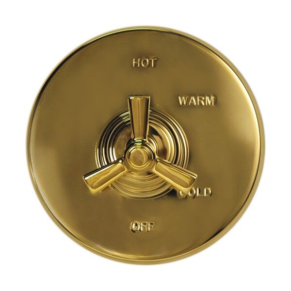 Newport Brass Knob Diverter in Polished Brass Uncoated (Living) 11558/03N - main